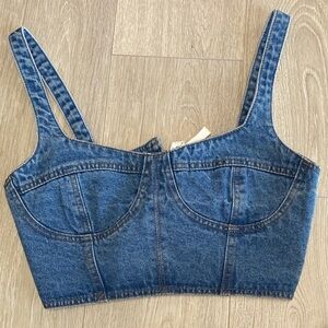 Vestique Medium jean crop top